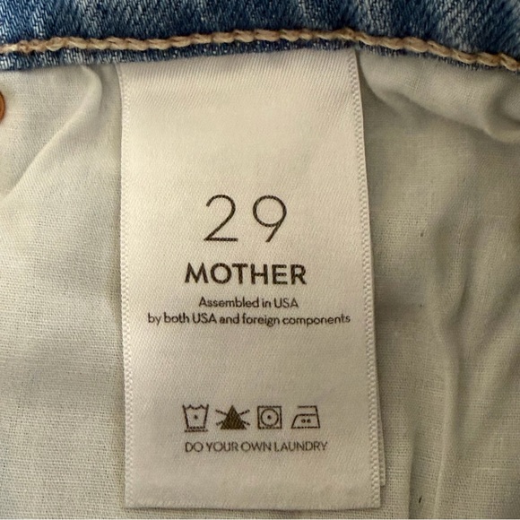 NWT MOTHER The Doozy High-Rise Flare Jeans Women's 29 Blue Let's Get It Together - Picture 11 of 16